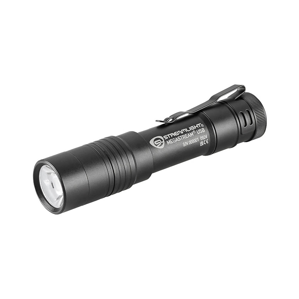 66210 LAMPARA MEGASTREAM USB CON BATERIAS SL-B34 NEGRA MARCA STREAMLIGHT