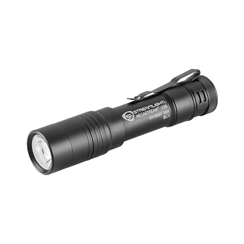 66210 LAMPARA MEGASTREAM USB CON BATERIAS SL-B34 NEGRA MARCA STREAMLIGHT