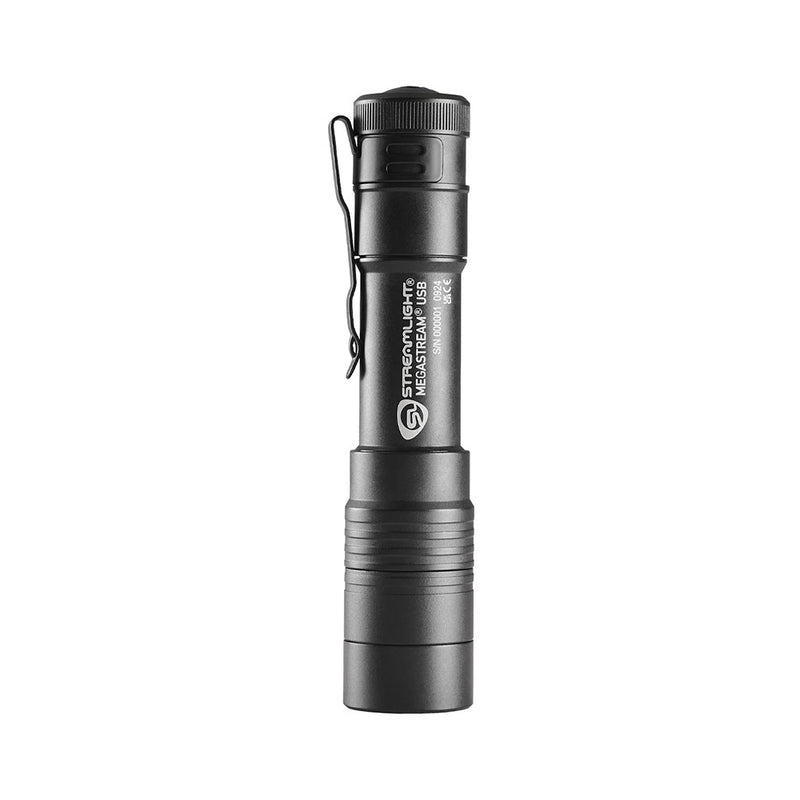 66210 LAMPARA MEGASTREAM USB CON BATERIAS SL-B34 NEGRA MARCA STREAMLIGHT