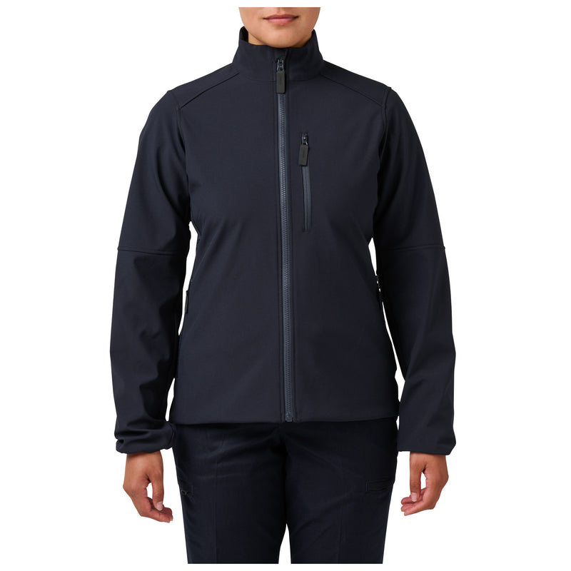 68019-724 CHAMARRA PARA DAMA DUTY SOFTSHELL MARINO MARCA 5.11 TACTICAL