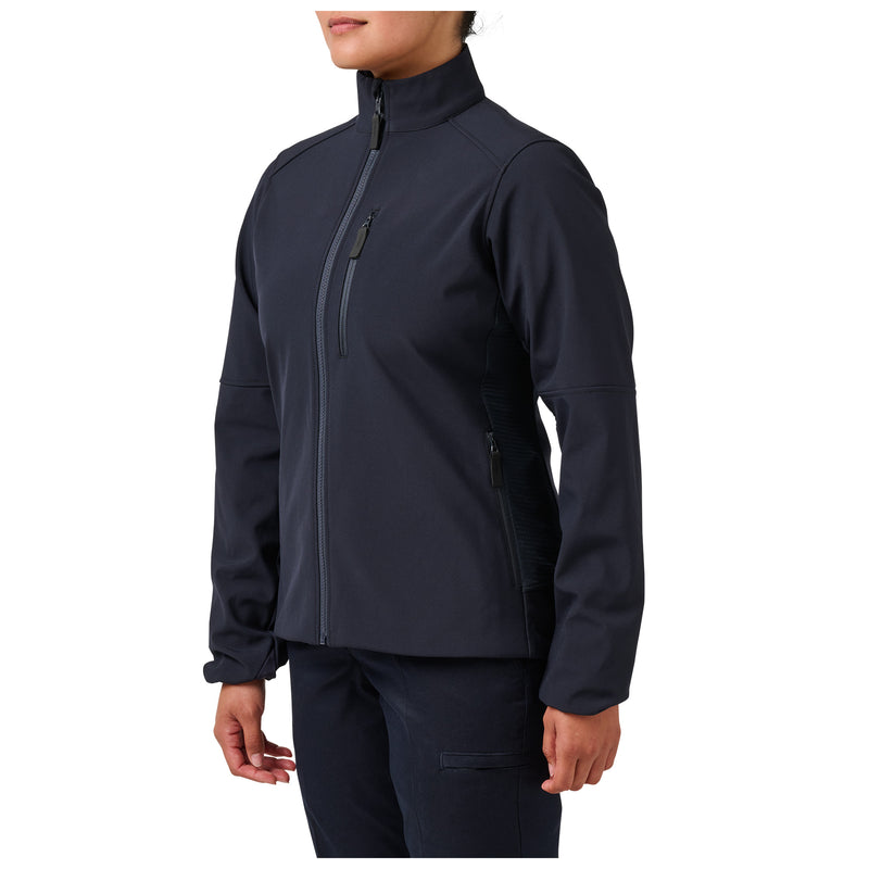 68019-724 CHAMARRA PARA DAMA DUTY SOFTSHELL MARINO MARCA 5.11 TACTICAL