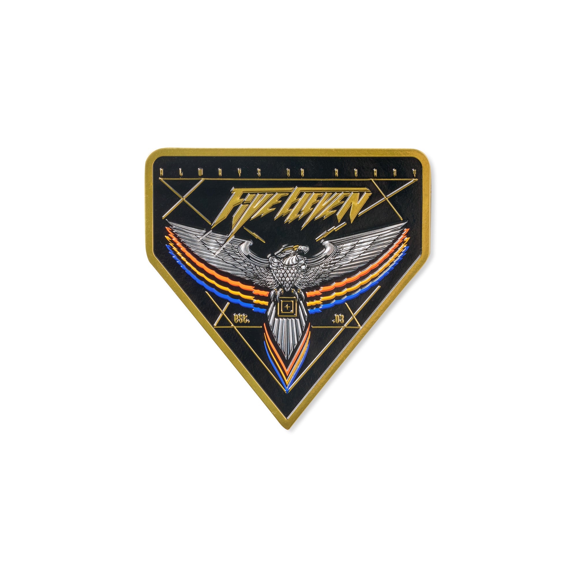 6890009AJQ-999 PARCHE CHROME EAGLE MULTICOLOR MARCA 5.11