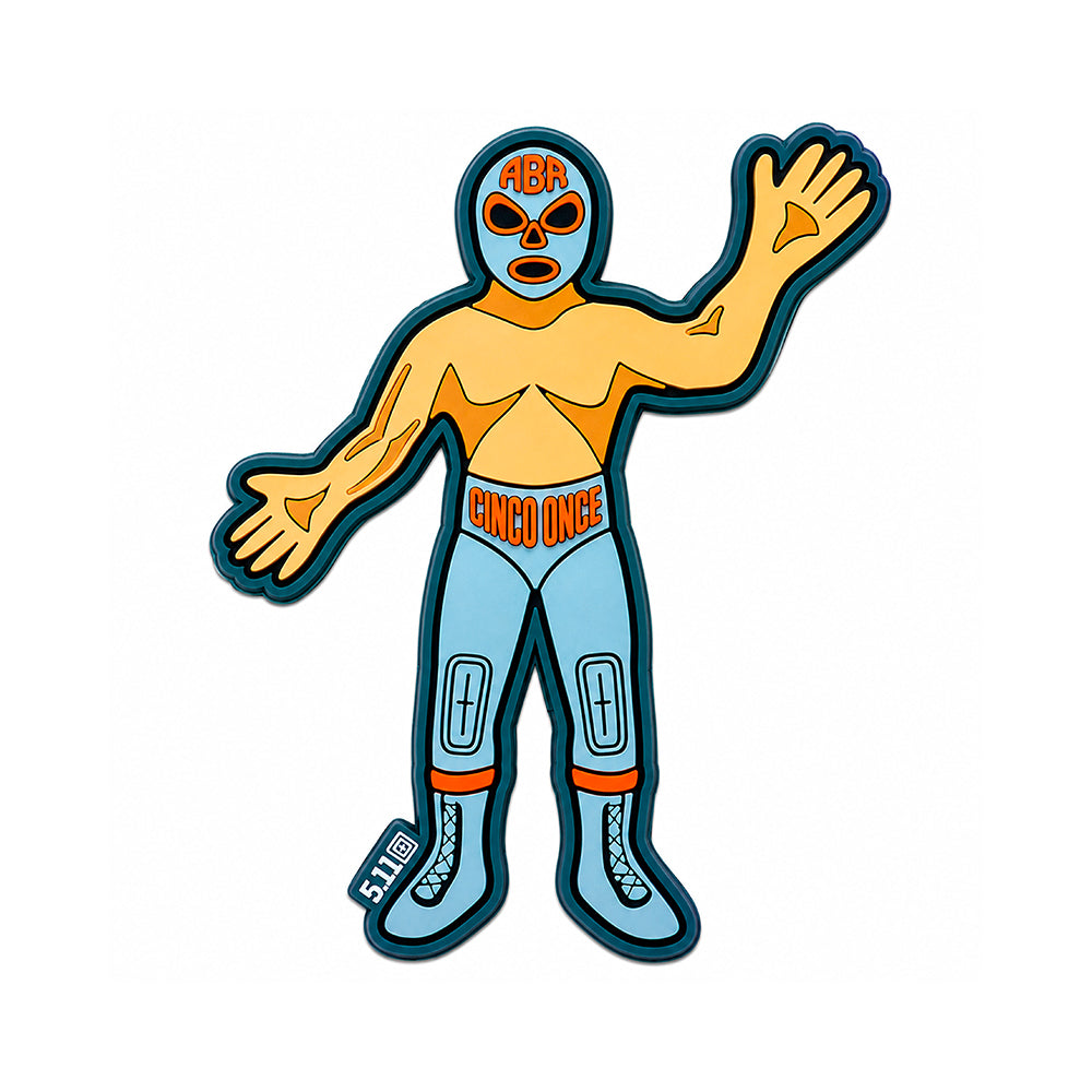 6890315-999 PARCHE LUCHADOR MULTICOLOR MARCA 5.11