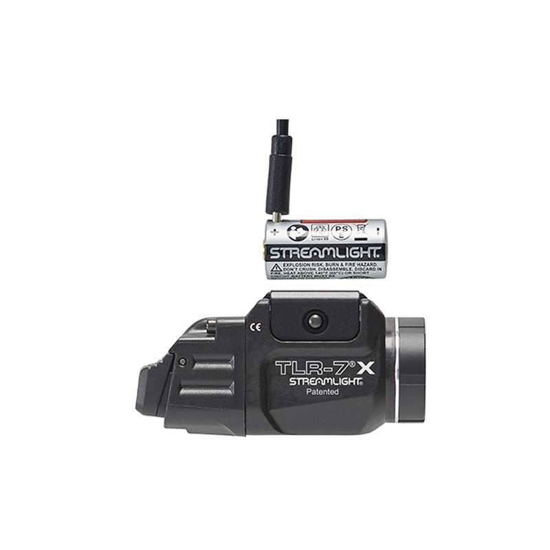 69455 LAMPARA PARA ARMA TLR-7 X RECARGABLE NEGRA MARCA STREAMLIGHT