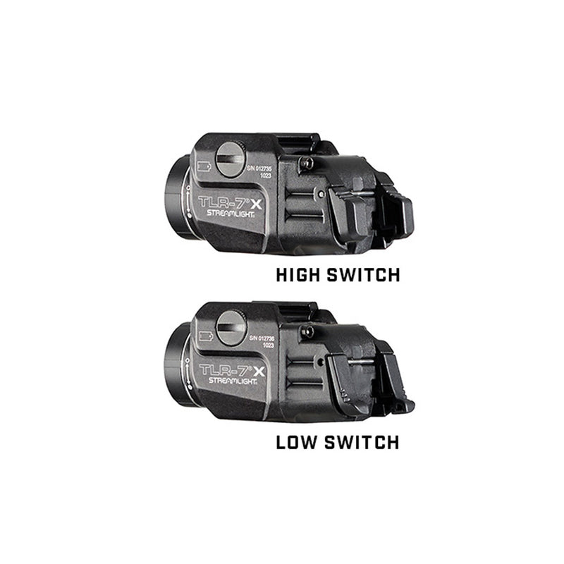 69455 LAMPARA PARA ARMA TLR-7 X RECARGABLE NEGRA MARCA STREAMLIGHT