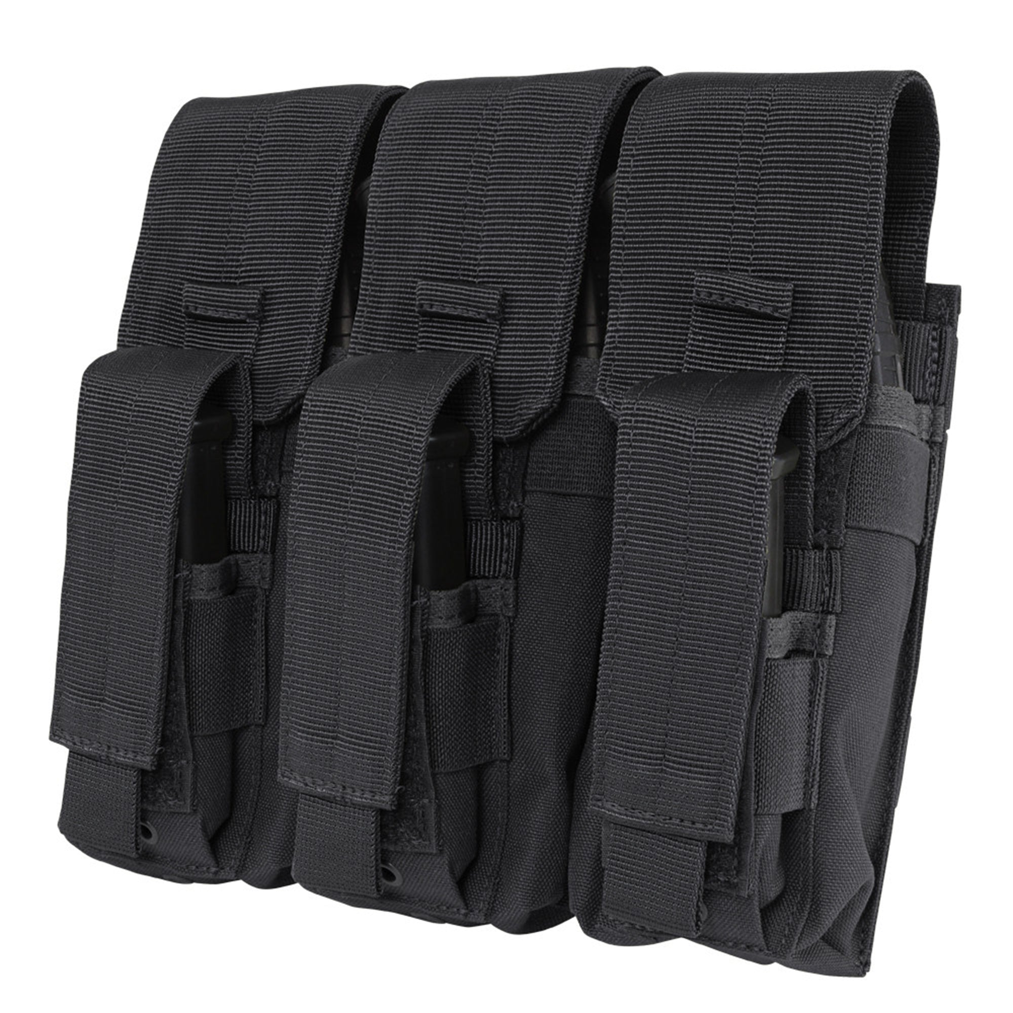 MA72-002 PORTA CARGADOR TRIPLE AK-47 NEGRO MARCA CONDOR