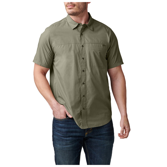 71203-831 CAMISA WYATT M/C SAGE GREEN MARCA 5.11 TACTICAL