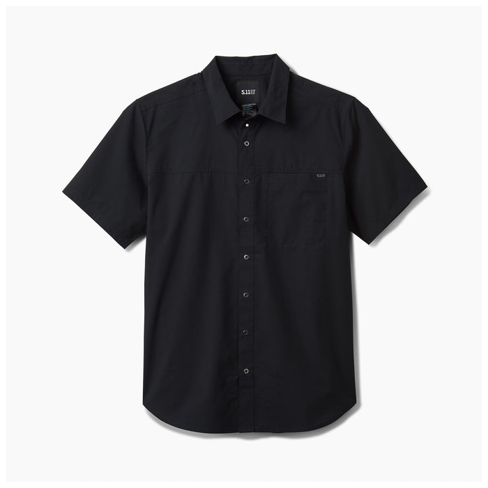 71203-019 CAMISA WYATT M/C NEGRA MARCA 5.11 TACTICAL