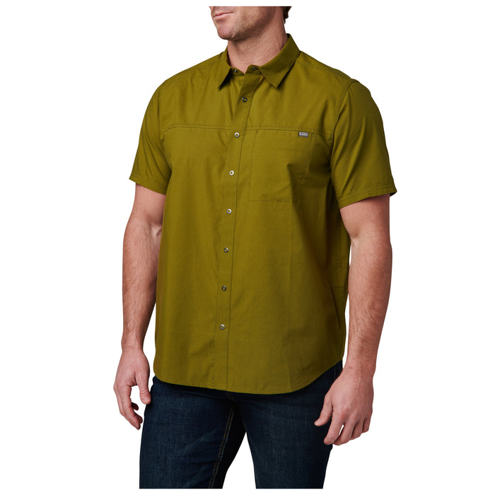 71203-348 CAMISA WYATT M/C RIFLE GREEN MARCA 5.11 TACTICAL