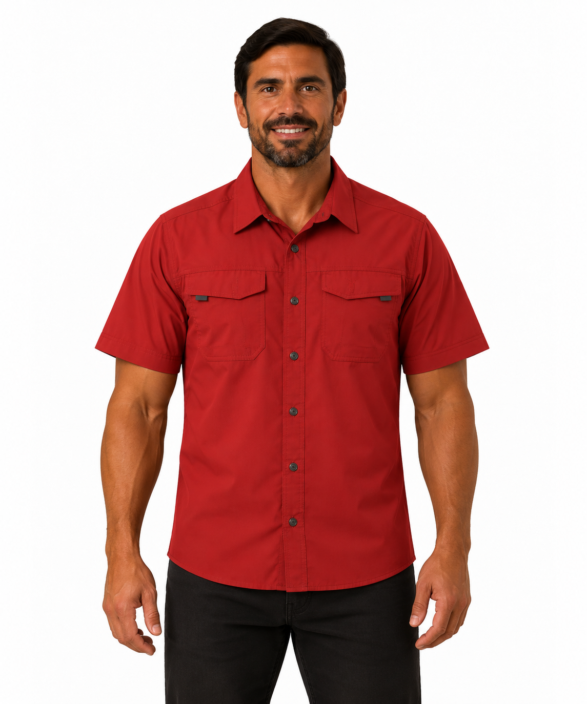 CAMISA 5.11 TACTICAL FREEDOM FLEX MANGA CORTA RED OCHRE