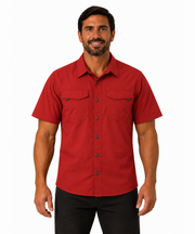 CAMISA 5.11 TACTICAL FREEDOM FLEX MANGA CORTA RED OCHRE