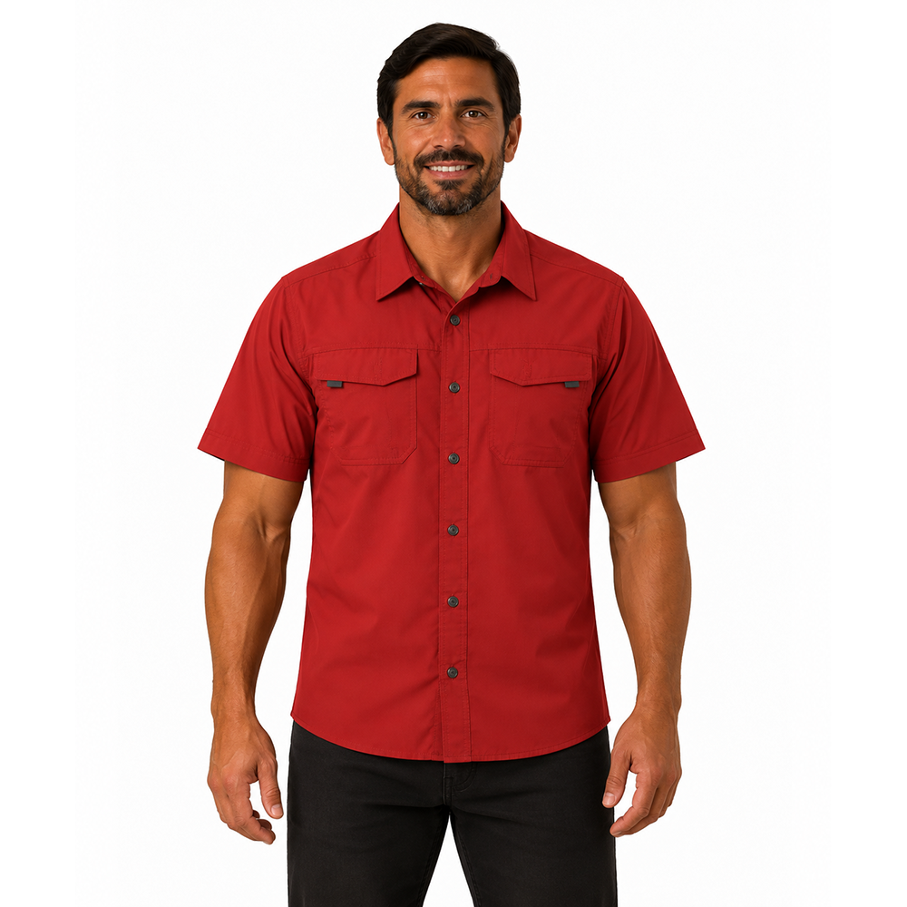 CAMISA 5.11 TACTICAL FREEDOM FLEX MANGA CORTA RED OCHRE