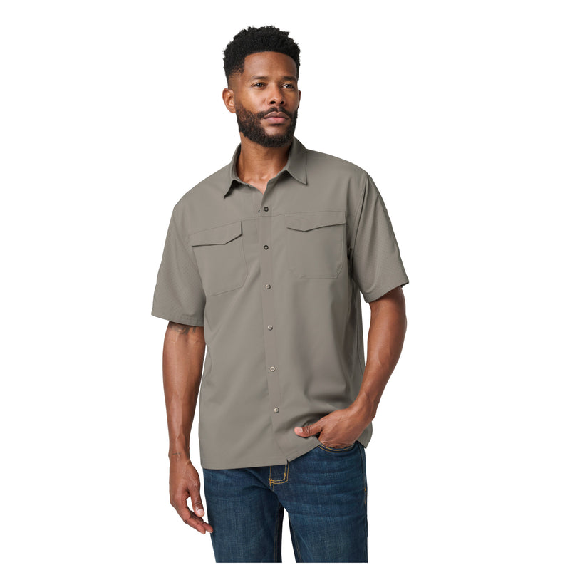 71340-1263 CAMISA FREEDOM FLEX MANGA CORTA MUSHROOM MARCA 5.11 TACTICAL