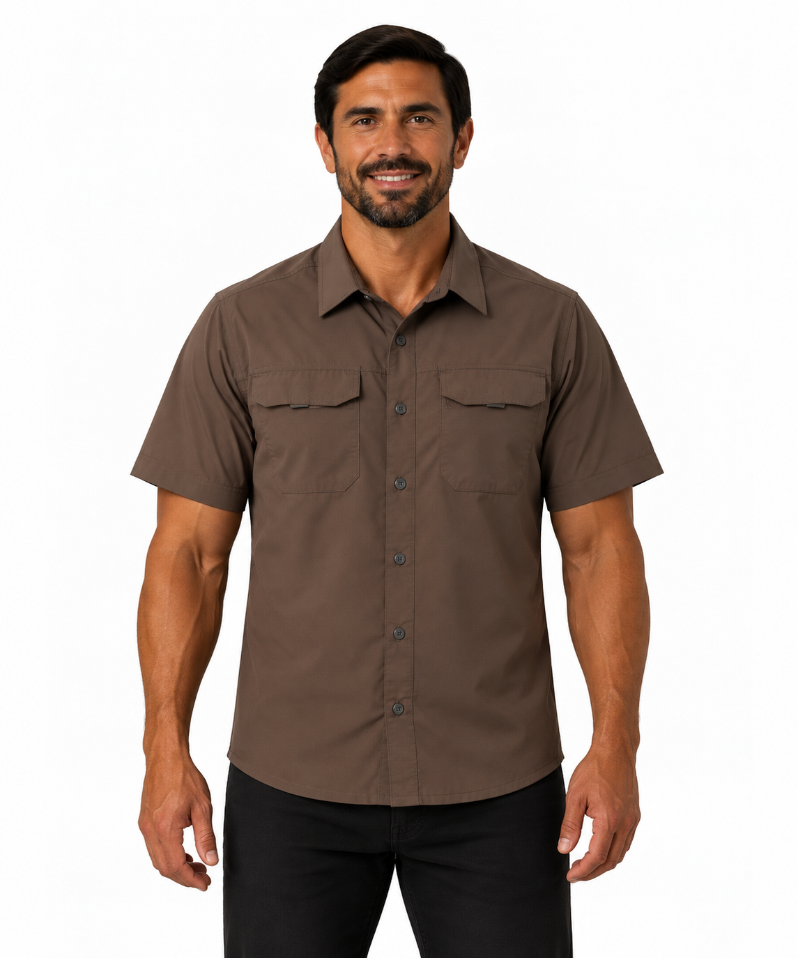 CAMISA 5.11 TACTICAL FREEDOM FLEX MANGA CORTA MAJOR BROWN