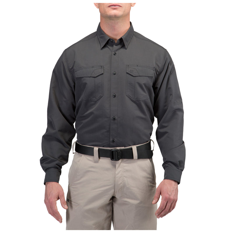72479ABR-018 CAMISA FAST-TAC M/L CHARCOAL MARCA 5.11 TACTICAL