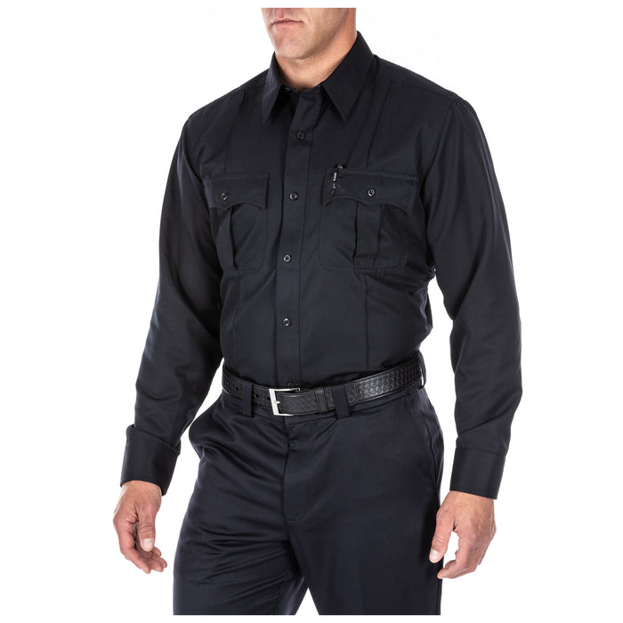 72510-750 CAMISA CLASS A FAST-TAC TWILL M/L MARINO MEDIA NOCHE MARCA 5.11 T. G