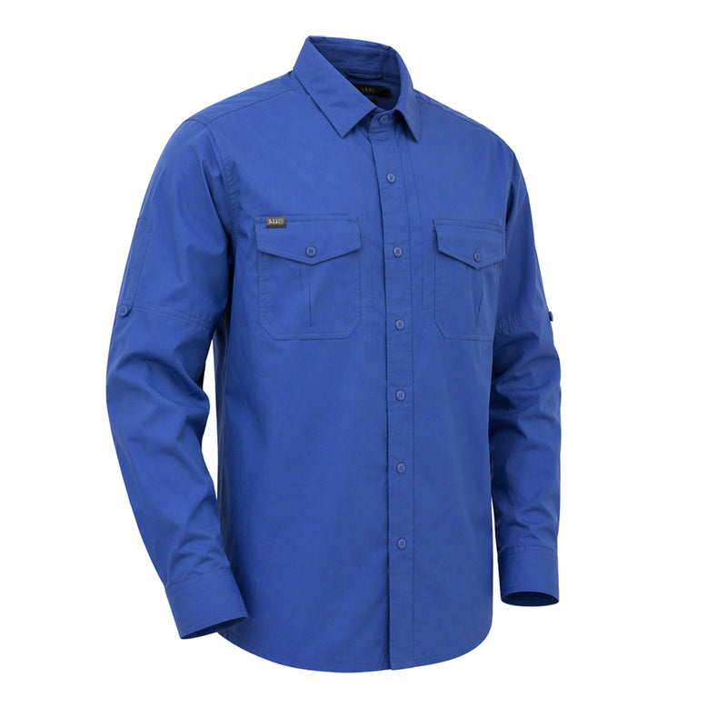 72521-701 CAMISA MARKSMAN MANGA LARGA COBALT BLUE MARCA 5.11 TACTICAL
