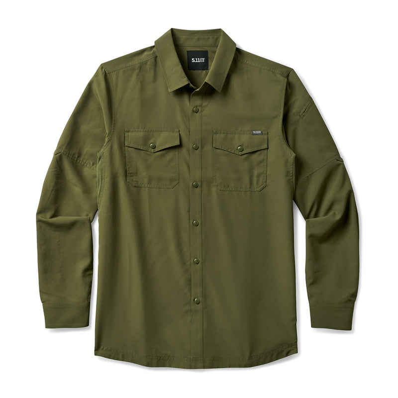 72521-200 CAMISA MARKSMAN MANGA LARGA FATIGUE MARCA 5.11 TACTICAL