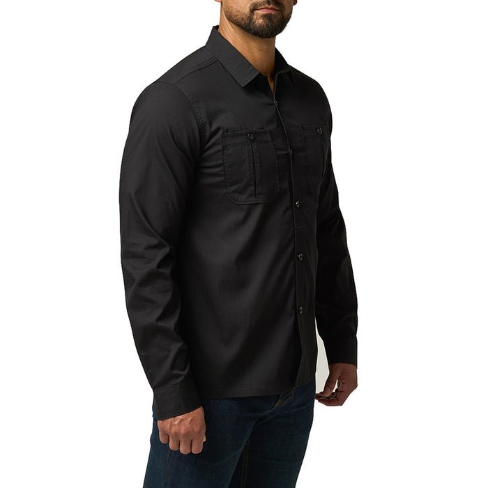 72573-019 CAMISA LANDEN M/L NEGRA MARCA 5.11 TACTICAL