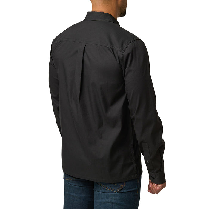 72573-019 CAMISA LANDEN M/L NEGRA MARCA 5.11 TACTICAL