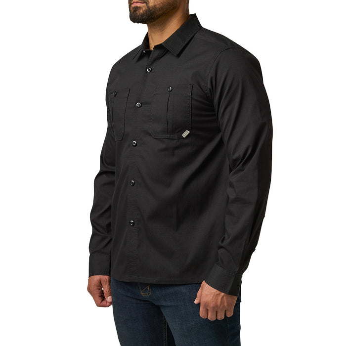 72573-019 CAMISA LANDEN M/L NEGRA MARCA 5.11 TACTICAL