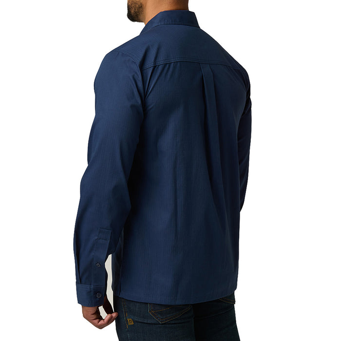 72573-721 CAMISA LANDEN M/L PACIFIC NAVY MARCA 5.11 TACTICAL