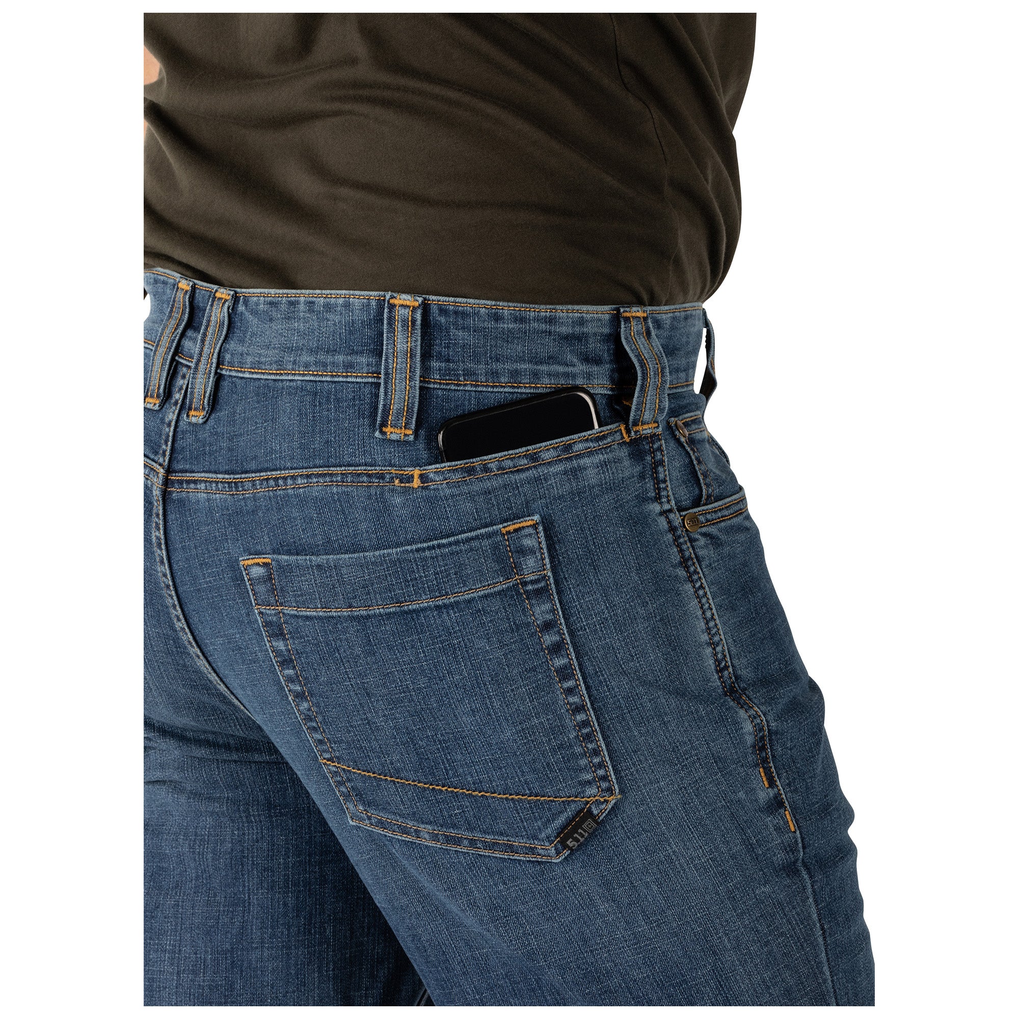 74477ABR-586 PANTALON DE MEZCLILLA DEFENDER-FLEX MW INDIGO MARCA 5.11 TACTICAL