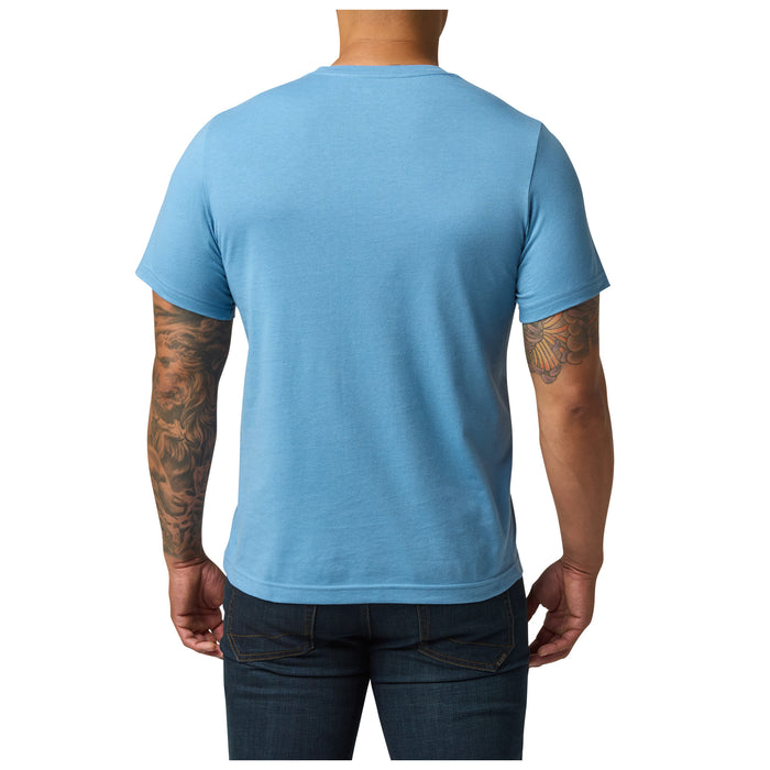 76166AEE-766 PLAYERA GROOVY 5.11 MINERAL BLUE MARCA 5.11 TACTICAL