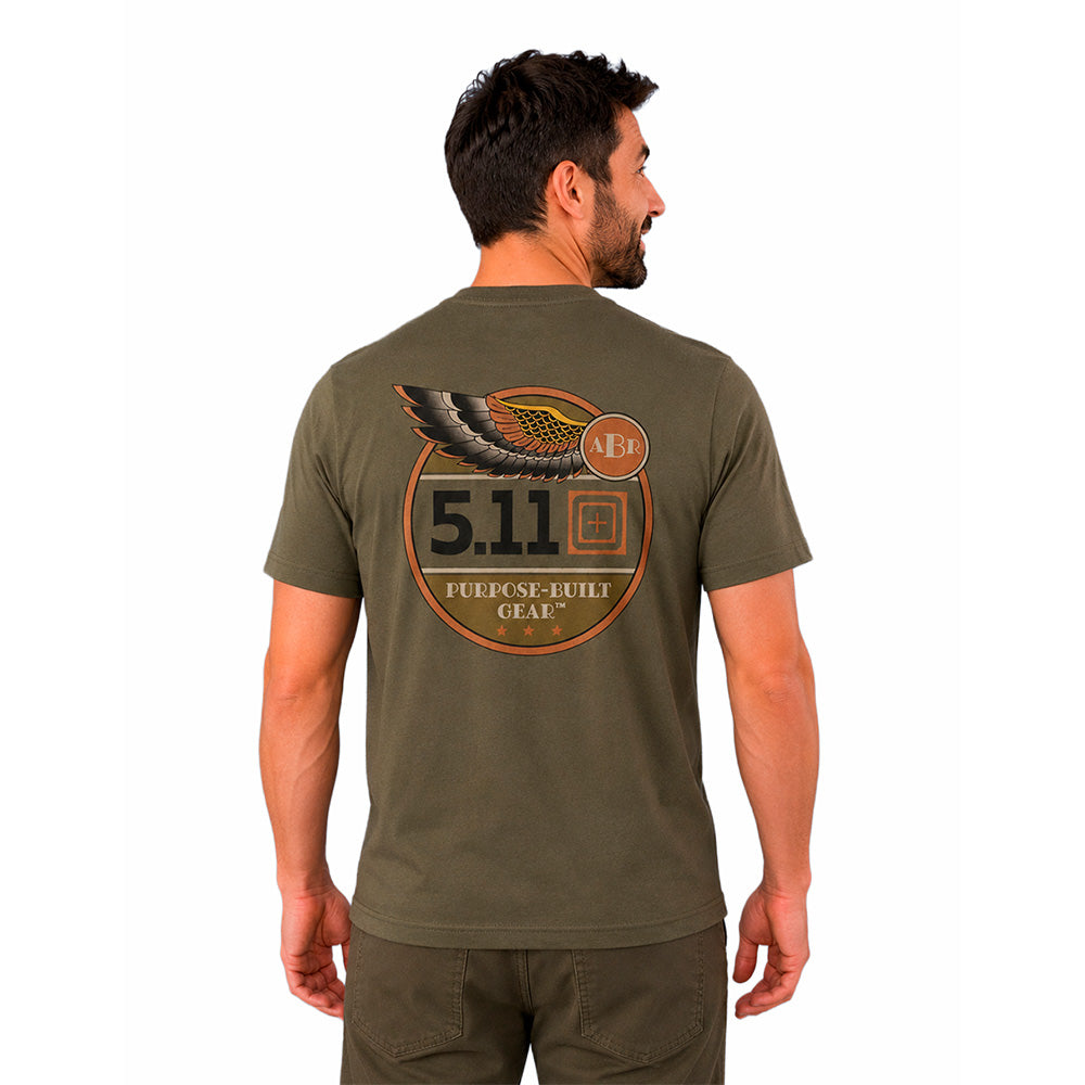 PLAYERA 5.11 TACTICAL PBG CREST RANGER GREEN