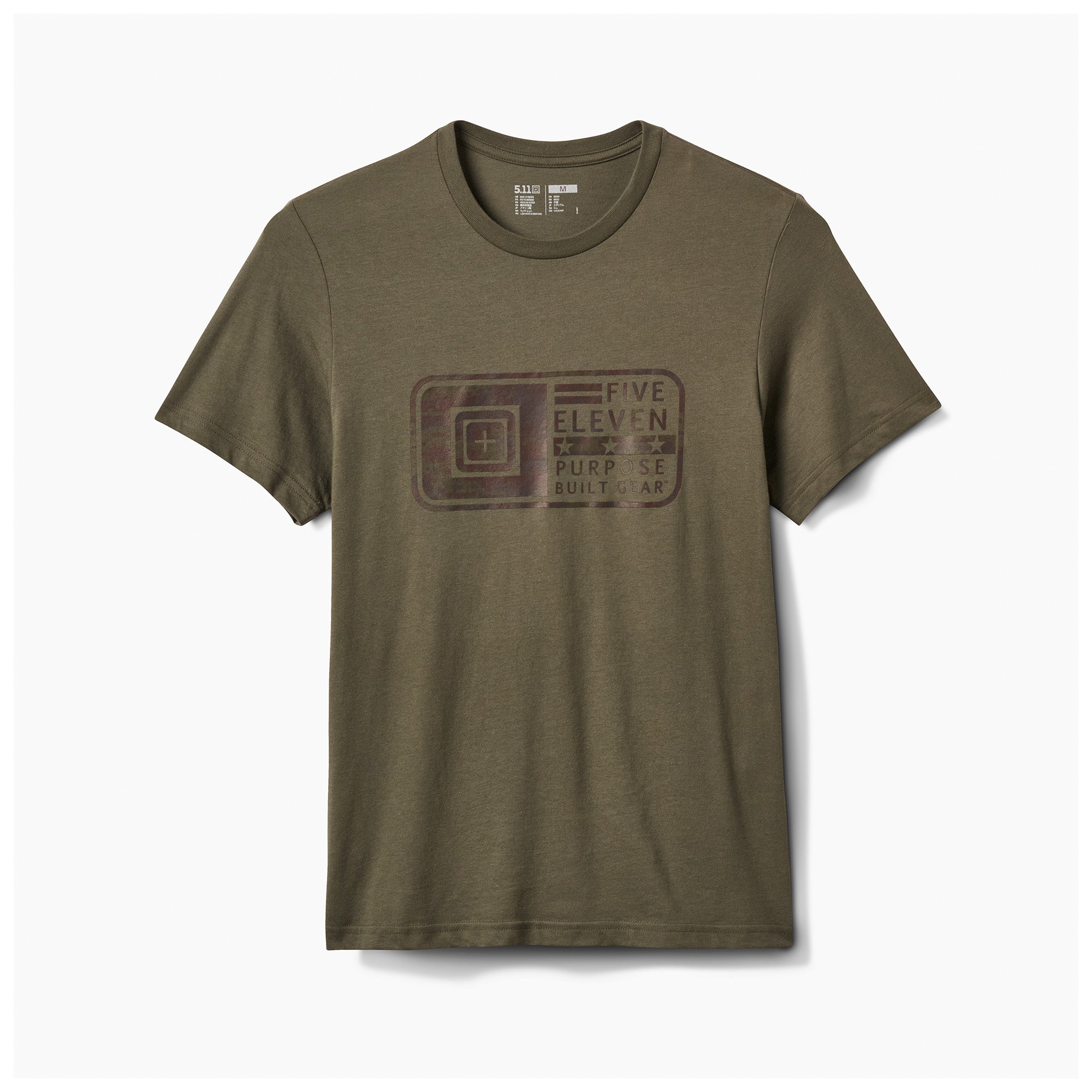 PLAYERA 5.11 TACTICAL PBG BADGE RANGER GREEN