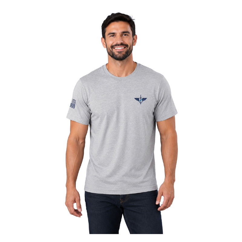 76166AHF-016 PLAYERA TBL MISSION HEATHER GREY MARCA 5.11 TACTICAL