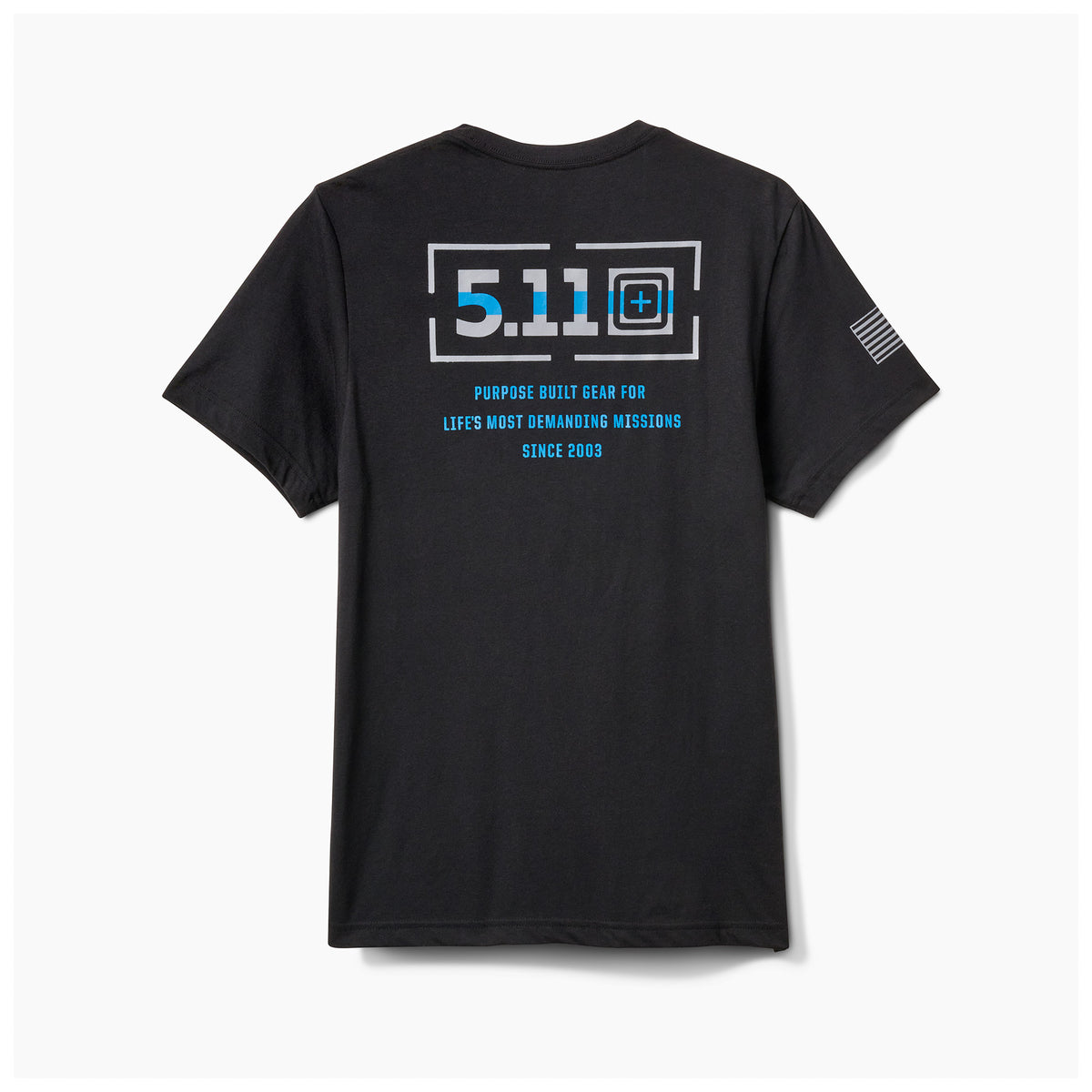 PLAYERA 5.11 TACTICAL TBL MISSION NEGRA
