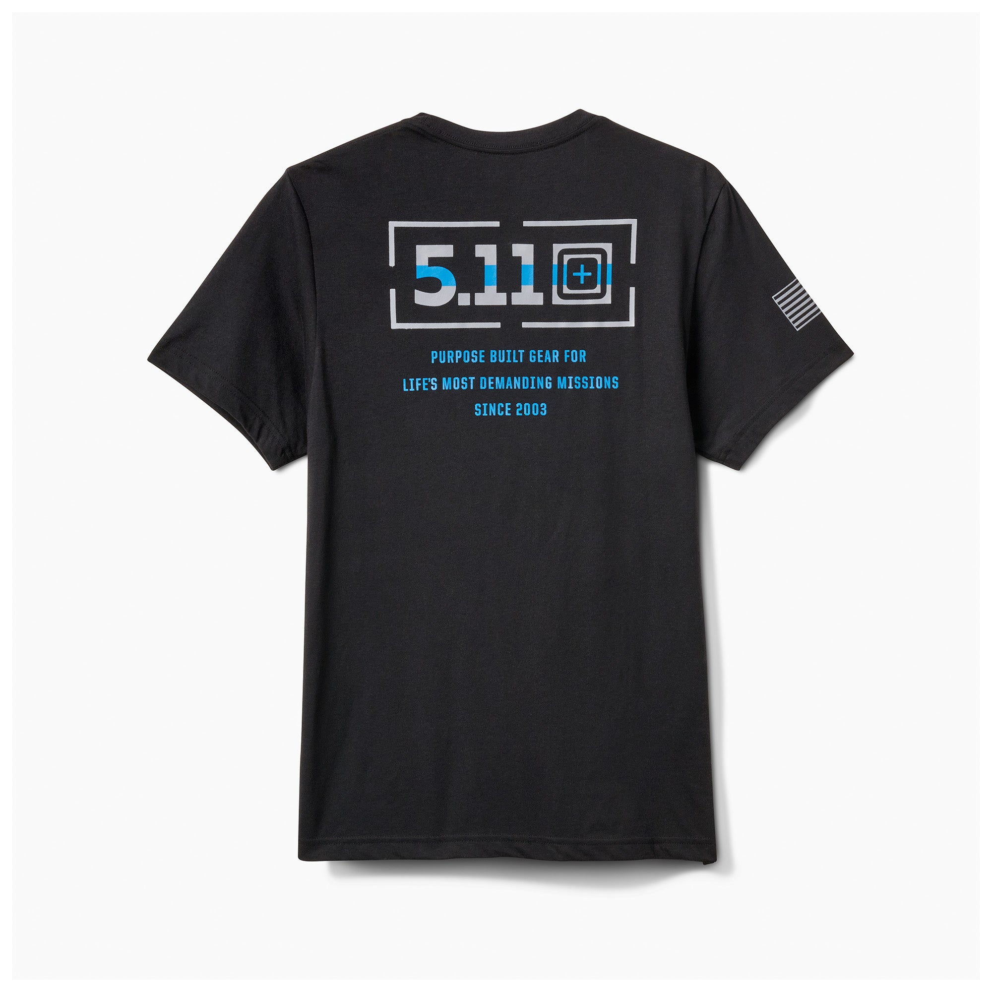 PLAYERA 5.11 TACTICAL TBL MISSION NEGRA