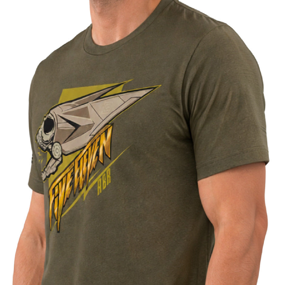PLAYERA 5.11 TACTICAL COVERT CRANIUM SS RANGER GREEN