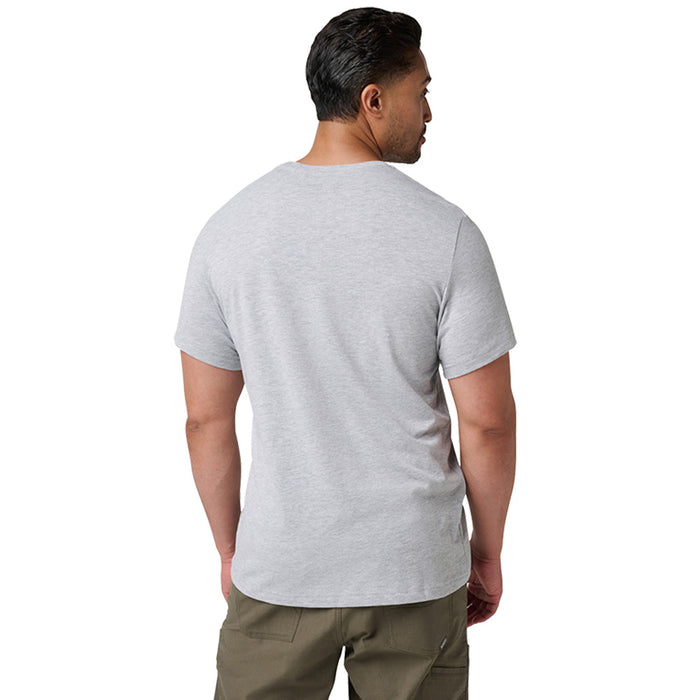 76166AJX-016 PLAYERA BATTLE RATTLE TANK SS TEE HEATHER GREY MARCA 5.11 TACTICAL