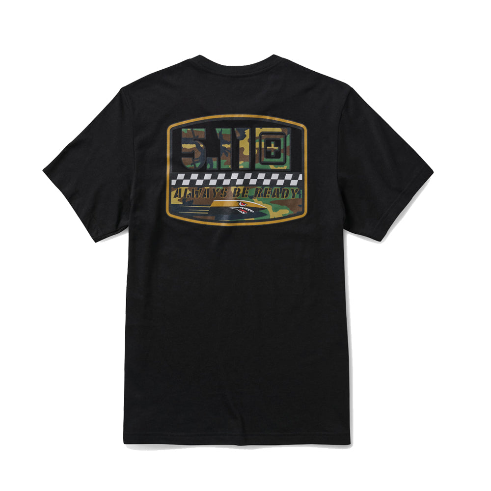 PLAYERA 5.11 TACTICAL HIGH SPD OPERATION SS TEE NEGRA