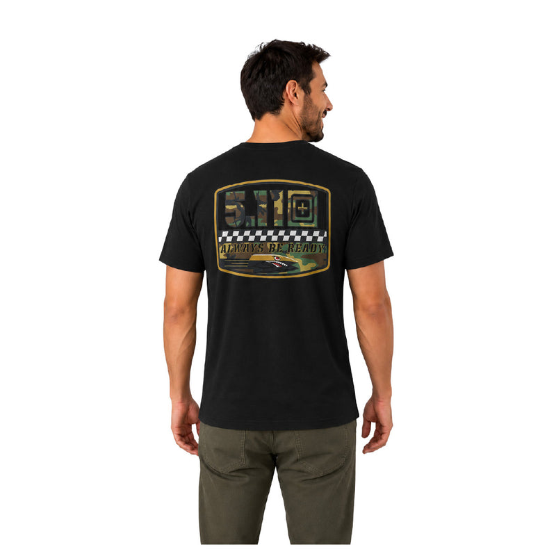 76166AJZ-019 PLAYERA HIGH SPD OPERATION SS TEE NEGRA MARCA 5.11 TACTICAL