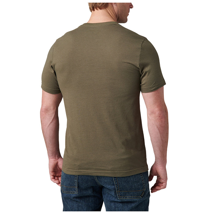 76298-186 PLAYERA ATMOS LOGO  RANGER GREEN MARCA 5.11 TACTICAL