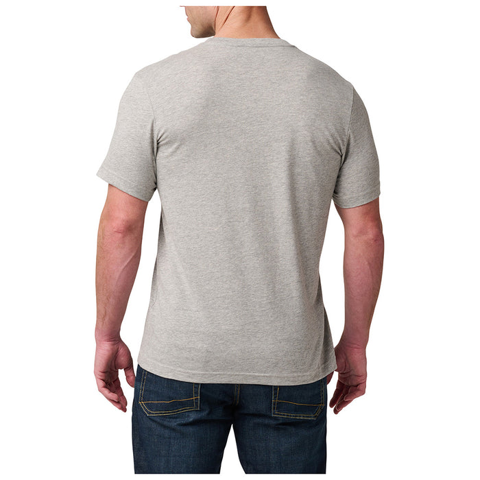 76339MX-016 PLAYERA MEXICO FIVE ELEVEN FILL M/C HEATHER GREY MARCA 5.11 TACTICAL