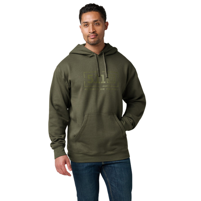 76363AJO-186 SUDADERA 5.11 FRAME HOODIE RANGER GREEN MARCA 5.11 TACTICAL