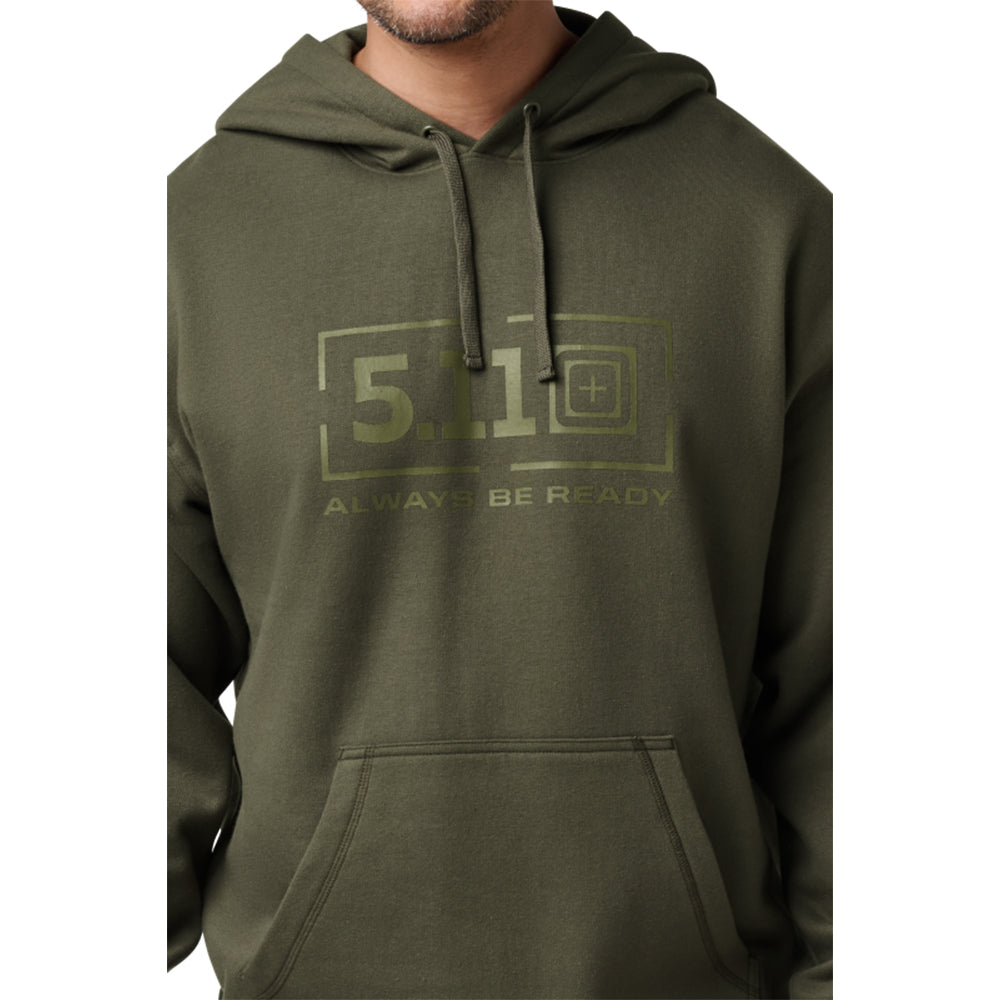 76363AJO-186 SUDADERA 5.11 FRAME HOODIE RANGER GREEN MARCA 5.11 TACTICAL