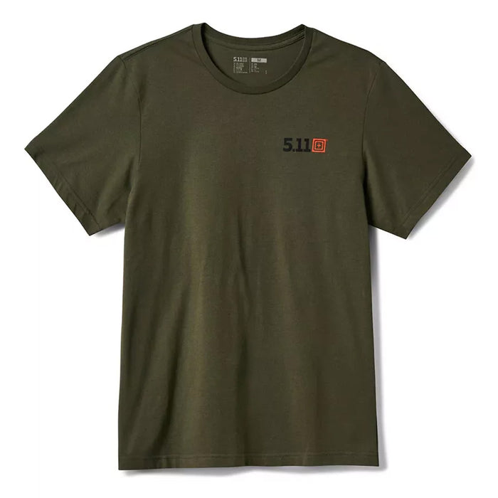 76369-186 PLAYERA PANCHO VILLA RANGER GREEN MARCA 5.11 TACTICAL