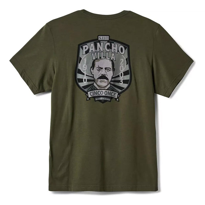 76369-186 PLAYERA PANCHO VILLA RANGER GREEN MARCA 5.11 TACTICAL