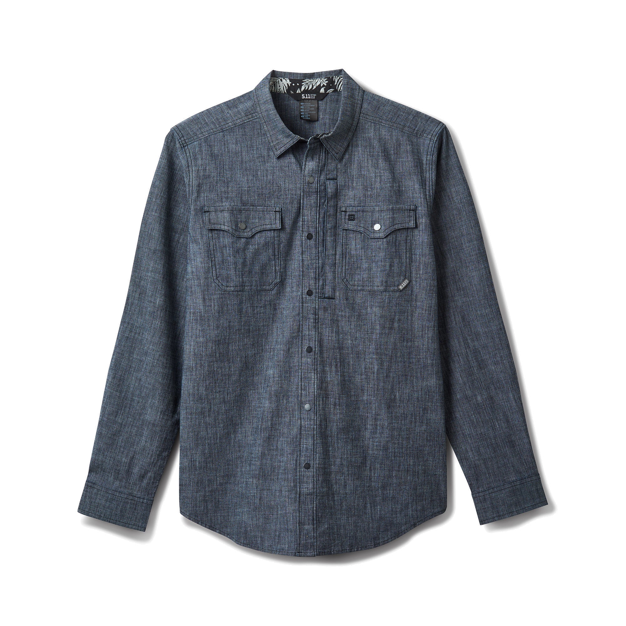7710124-1245 CAMISA VICTOR MARGA LARGA GREY BLUE DK WASH MARCA 5.11 TACTICAL