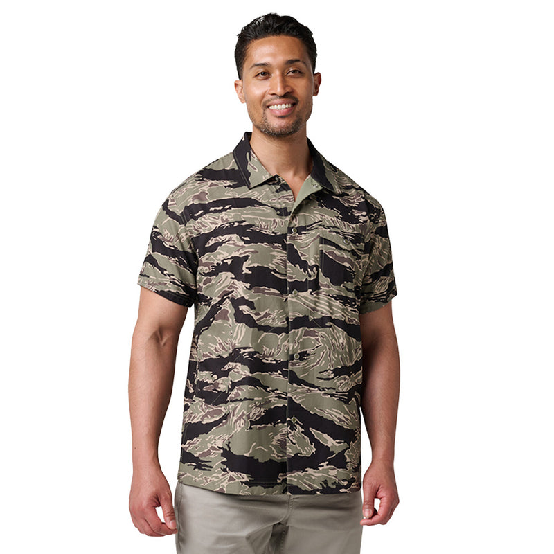 7710134-1268 CAMISA OSCAR S/S TIGER CAMO MARCA 5.11 TACTICAL