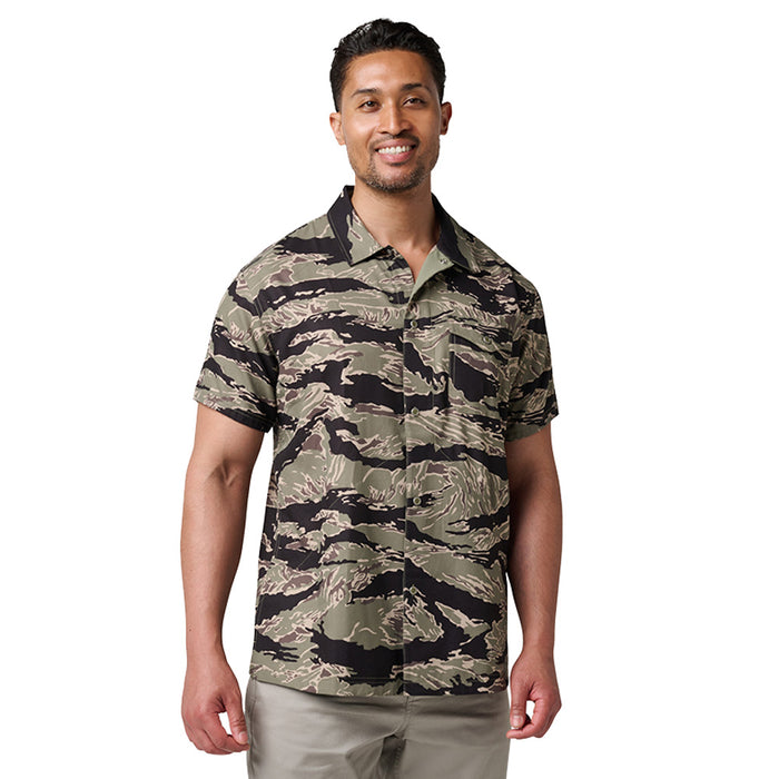 7710134-1268 CAMISA OSCAR S/S TIGER CAMO MARCA 5.11 TACTICAL
