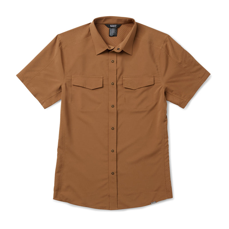 7710206-080 CAMISA FREEDOM FLEX MODERN M/C BROWN DUCK MARCA 5.11 TACTICAL