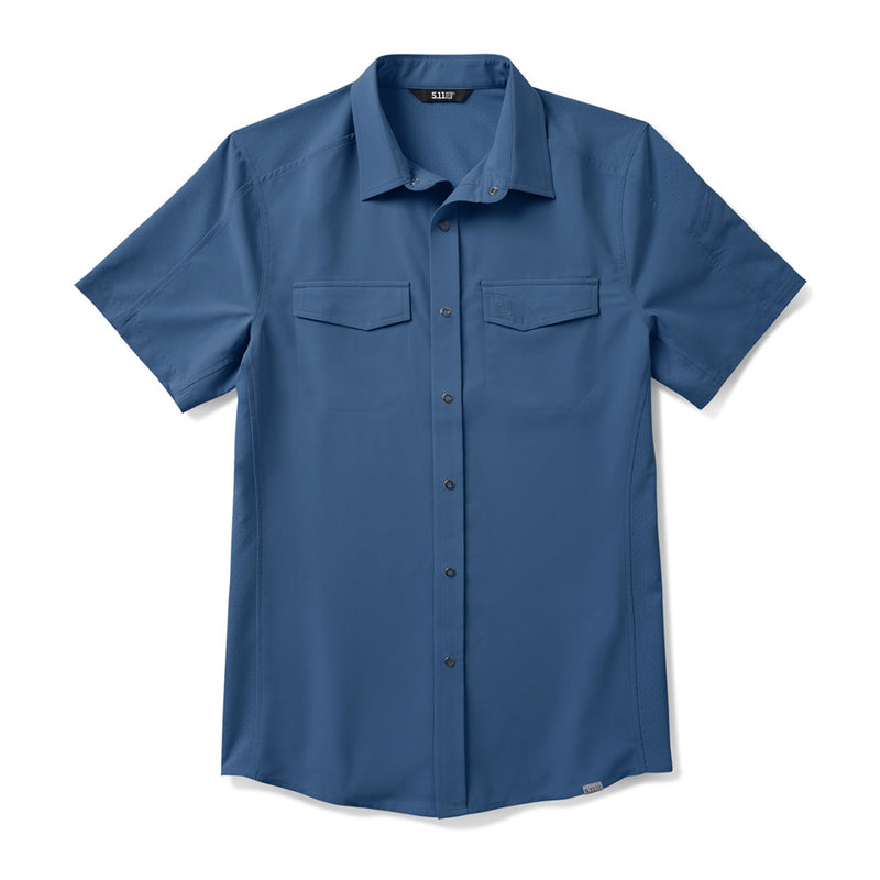7710206-701 CAMISA FREEDOM FLEX MODERN M/C COBALT BLUE MARCA 5.11 TACTICAL