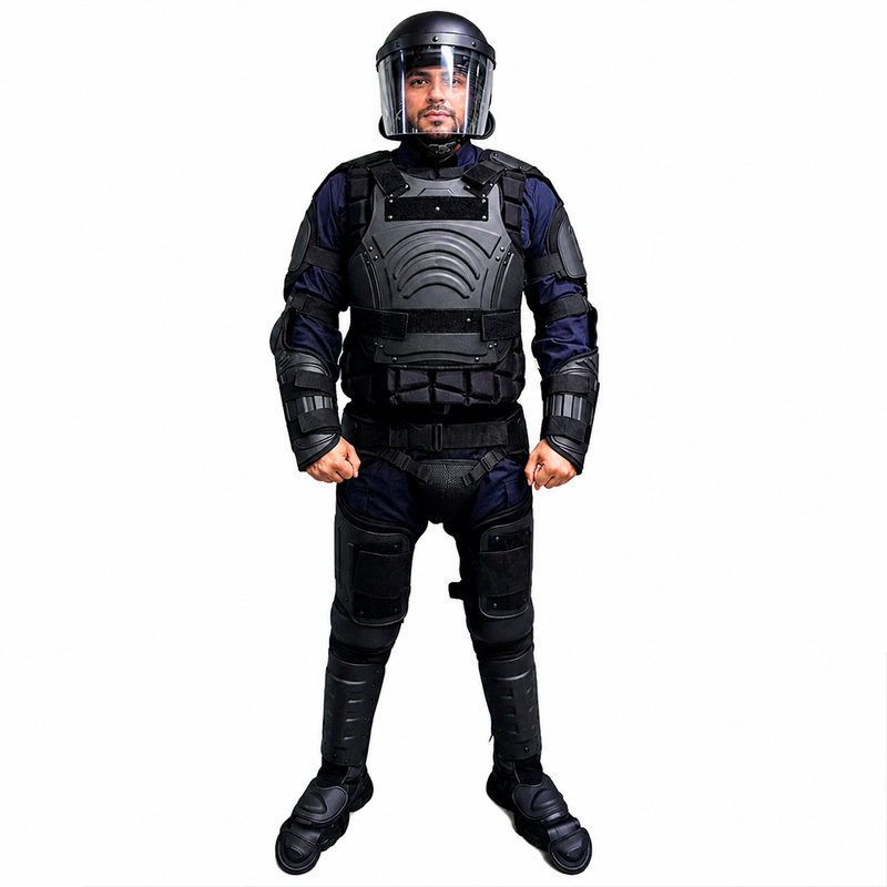 850301 JUEGO DE EQUIPO ANTIMOTIN NEGRO PANTHER UNITALLA