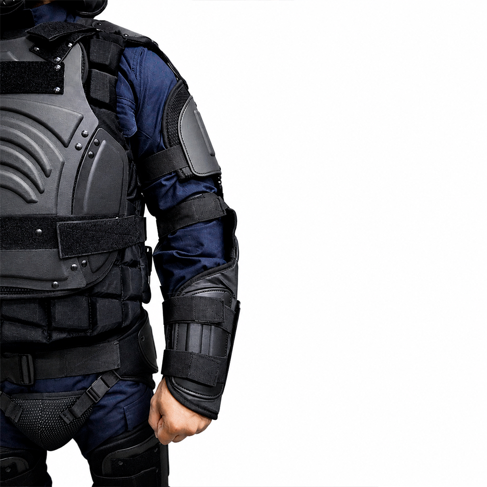850301 JUEGO DE EQUIPO ANTIMOTIN NEGRO PANTHER UNITALLA